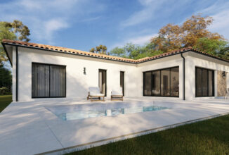 votre maison de 125m2 sur un terrain de 3600m2 sur la commune de Brantôme en Périgord au prix de 315000&euro; avec Alpha Constructions